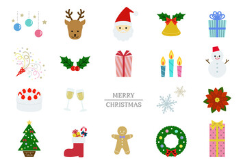 クリスマスのアイコン 素材セット / vector eps