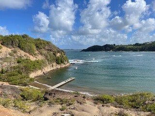 Plage Tombolo Sainte Marie Martinique Antilles françaises