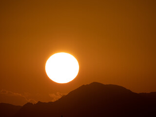 El ocaso. 