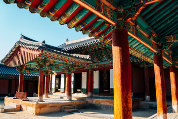 Jeonju Hanok Village Gyeonggijeon Hall in Jeonju, Korea