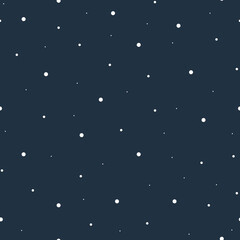 Winter minimalistic seamless dark pattern.