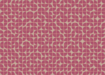 Abstract Geometric Pattern generative computational art illustration