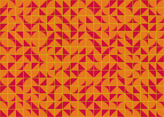 Obraz premium Abstract Geometric Pattern generative computational art illustration