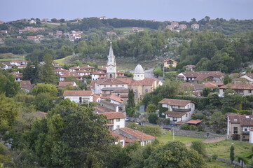 Fototapeta na wymiar Scape view of Ruiloba, Cantabria, Spain 
