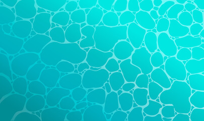 Sea water background. Ocean or swimming pool surface. Blue marine desktop. Clear water pattern. Marine theme backdrop. Vector illustration