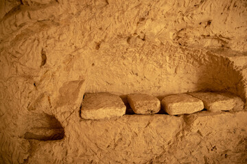 The Cave of Rabbi Yehuda Hanassi at Bet She'arim National Park in Kiryat Tivon, Israel. Burial cave

