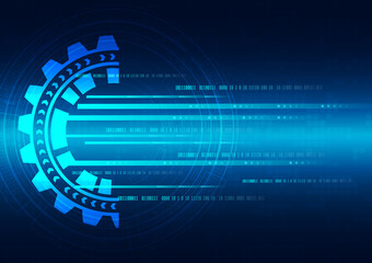 Circuit technology background with hi-tech digital