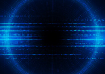 Circuit technology background with hi-tech digital