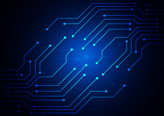 Circuit technology background with hi-tech digital