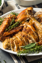 Festive Thanksgiving Day Turkey Dinner