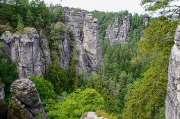 Die Sächsische Schweiz im Sommer