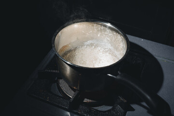 cooking the caramel