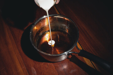 cooking the caramel