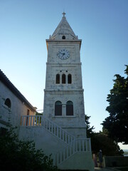 Fototapeta na wymiar bell tower of church in Croatia