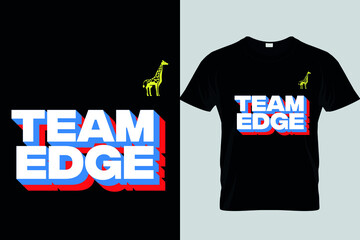 Funny team edge sports t-shirt
