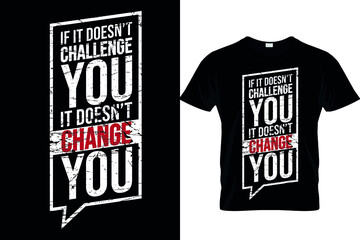 Motivational Typography t-shirt design