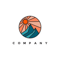 Modern Peak Logo vector illustration design for your company