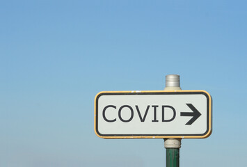 covid sign