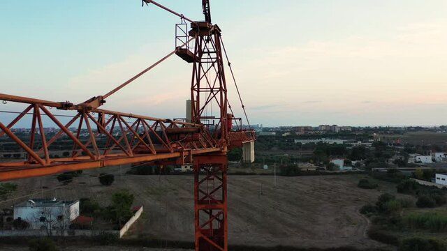 Large construction crane 3