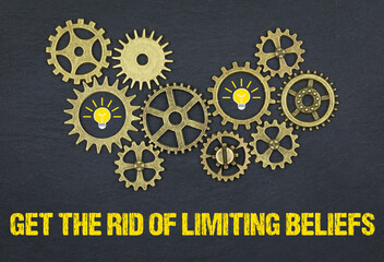 get the rid of limiting beliefs - obrazy, fototapety, plakaty