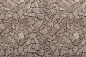 Rock texture, Brown grunge background with copy space for design, Web banner, Mountain texture, 3d rendering