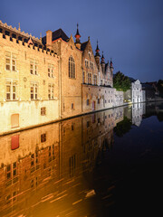 The old streets of Brugge, Belgium Oct 10 2021