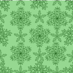 pattern with interesting doodles on colorfil background. Vector illustration.