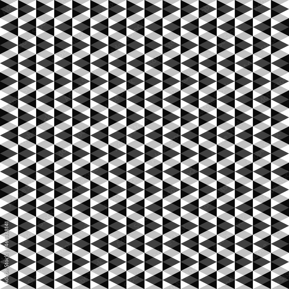 Poster from white through gray to black. a vector with an ornament repeating every time can be seamless.