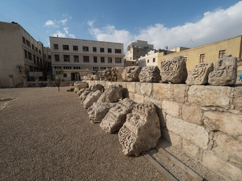 Ninfeo Romano de Amm&aacute;n, en Jordania, Asia