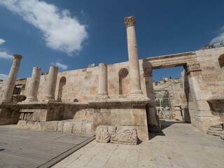 Teatro Romano de Amm&aacute;n, en Jordania, Asia
