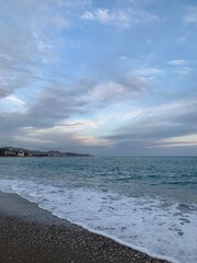 beach in the morning