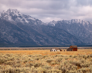 Farmhouse and Barn in Tetons