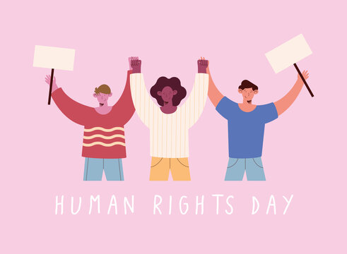human rights day people