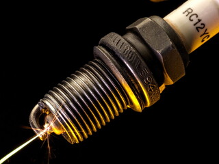 plug isolated on black