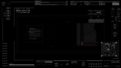 UI Technology HUD and data.User Interface technological display. Hacking password.Sci Fi HUD. - Powered by Adobe