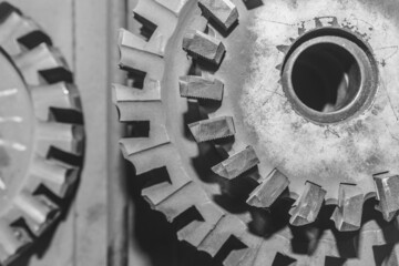 Disc cutters for metal processing, iron equipment for rough milling. Metalworking