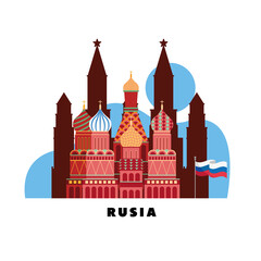 russian kremlin building facade