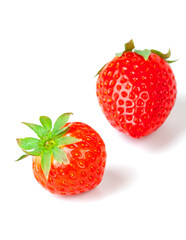 strawberry isolated on white