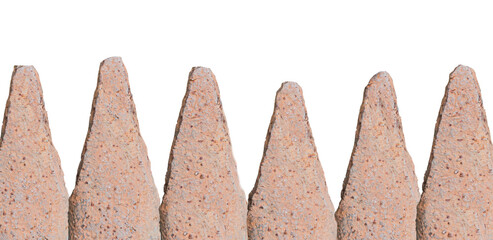 Old scratched rusty metal part