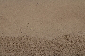Abstract Texture Rich photo of sand on beach going from smooth to rough