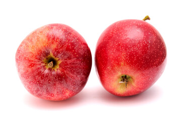 red apples isolated on white background