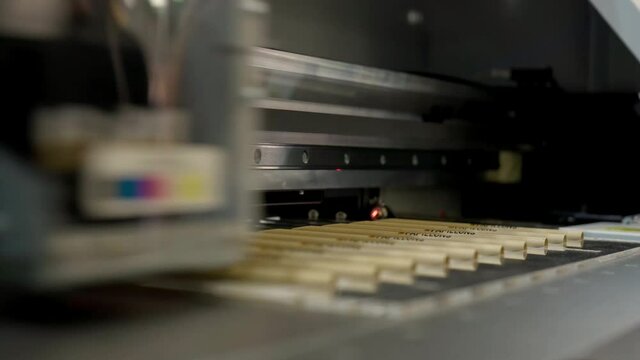 Large format high speed industrial ultraviolet printer for printing promotional products