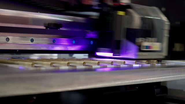 Large format high speed industrial ultraviolet printer for printing promotional products