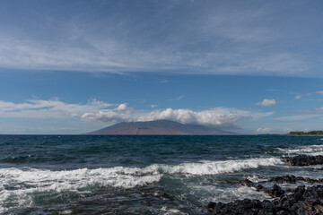 Scenic panoramic Wailea vista, Maui, Hawaii