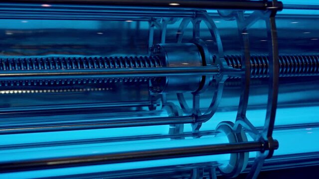 Equipment for pharmaceutical and chemical laboratories and industry,installation of disinfection water by means of ultraviolet rays