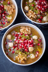 Traditional delicious Turkish dessert; Ashura (Asure)
