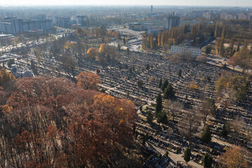 Wolski Cemetery in Wola district of Warsaw, Poland