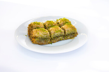 Traditional Turkish Pistachio Baklava