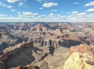 Fototapeta na wymiar Grand Canyon, view from the South Rim, Grand Canyon National Park, Arizona, U.S.A