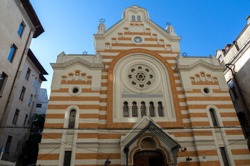 Museum of Jewish History in city of Bucharest, Romania